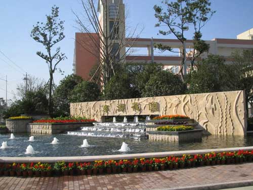 小区景观水景设计意向图